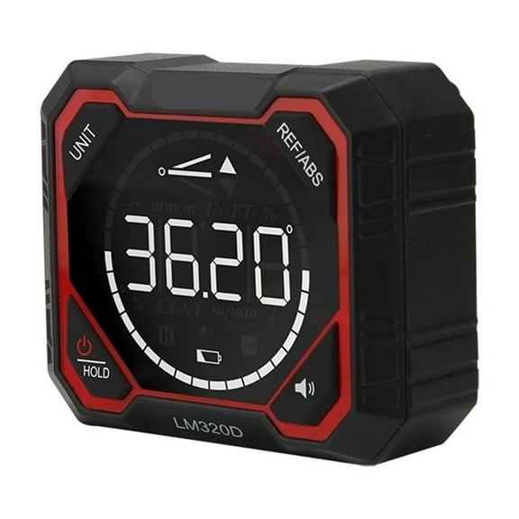 LM320 Inclinometer Digital Angel Meter 4*90 with Relative Absolute Angle Measurement ,Water-Proof & Dust Resistant