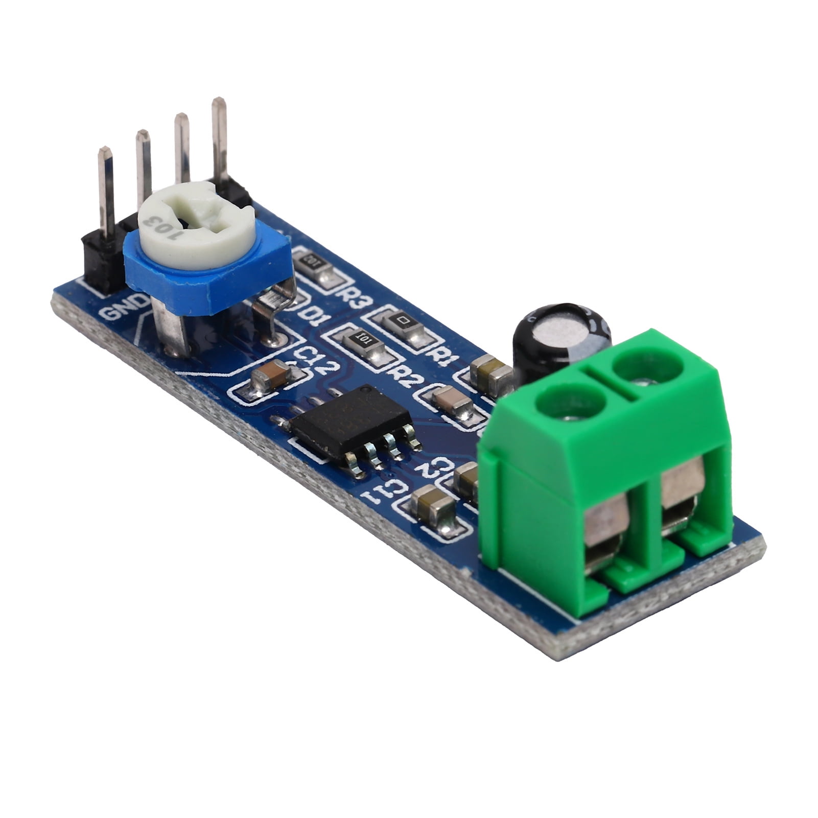 5 Schede Amplificatore Audio LM386 - 20x Gain, Alimentazione 5V-12V, Con Regolazione Volume - Foto 2