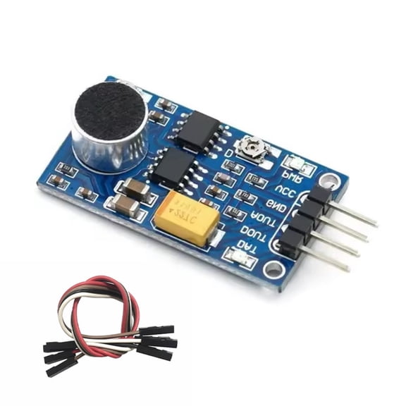 LM386 Sound Module with Adjustable & LED for Home Security and Automation Systems
