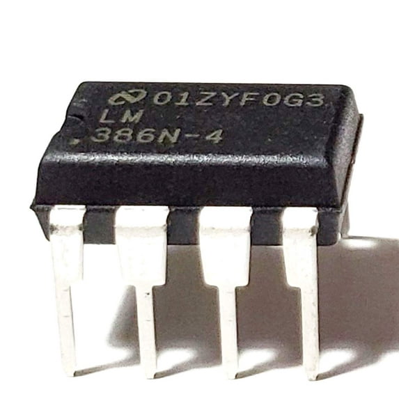 LM386N-4 LM386 Wide Input Voltage Low Power Audio Amplifier with Internal DIP-8 Breadboard-Friendly (Pack of 20)