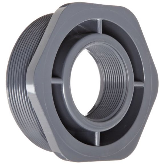 LM52-3800 PVC Reducer Bushing, 4" x 2" NPT Thread$$Plumbing & HVAC