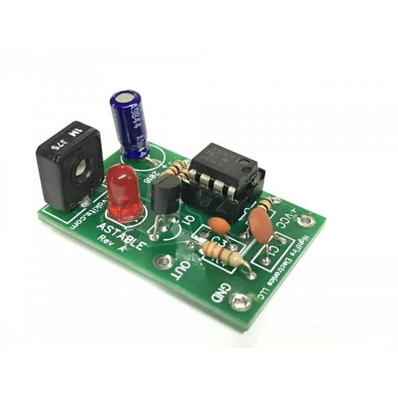 LM555 Timer Free-Running Astable Kit #3