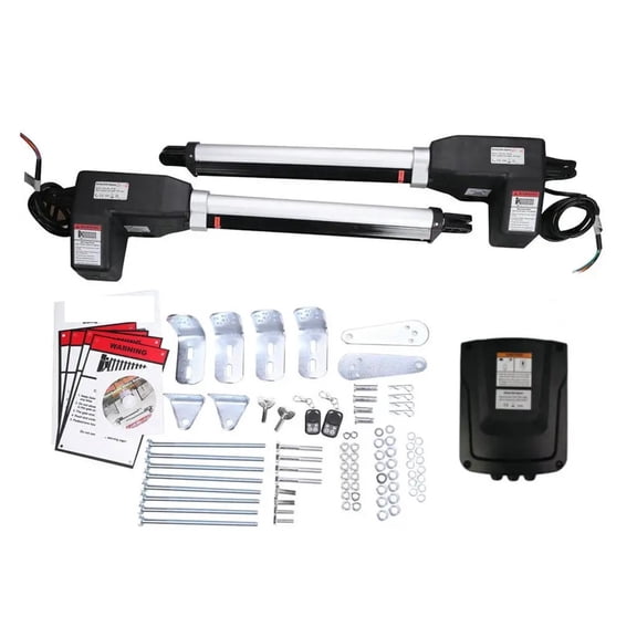 LM902/230V Swing Gate Opener 400kgs Per Leaf With 2 Remote Controller Heavy Duty Dual Automatic Door Operator ,Easy to Install
