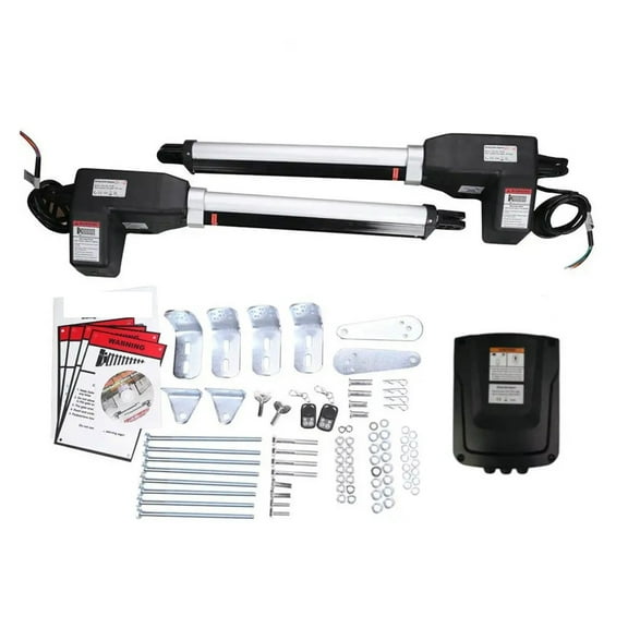 LM902/230V Swing Gate Opener 400kgs Per Leaf With 2 Remote Controller Heavy Duty Dual Automatic Door Operator