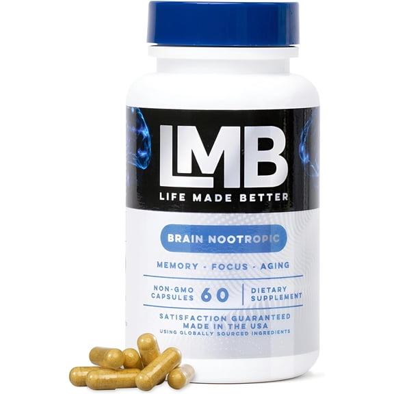 LMB Fast-Acting Brain Supplement: Boost Memory, Enhance Cognitive Function & Mental Clarity Today!