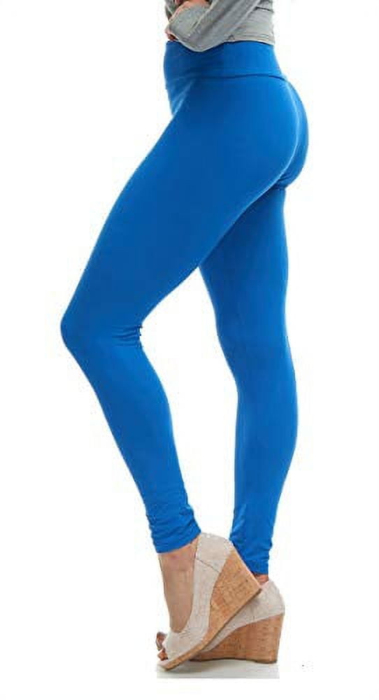 LMB Lush Moda Leggings for Women with Comfortable Yoga Waistband - Buttery  Soft in Many of Colors - fits X-Small to X-Large, Cali Lily