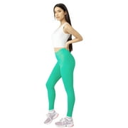 LMB Lush Moda Womens Leggings Basic Polyester - Extra Buttery Soft with Slimming Fit for Casual Wear, Lounging, Yoga, Exercise and Layering - Many Colors - Mintn XS - XL