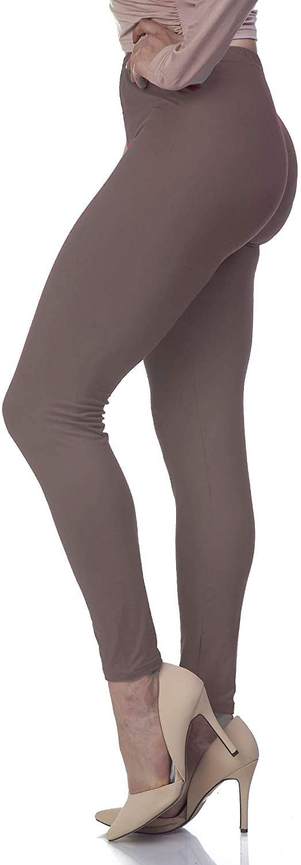 Lush Moda Black Buttery Soft Leggings - Variety of Colors - Black, One Size