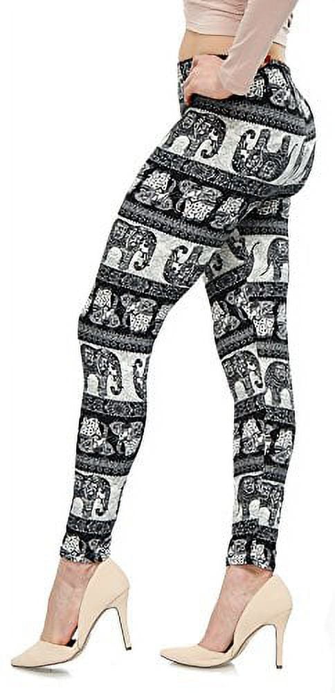 LMB Lush Moda Extra Soft Leggings with Designs- Variety of Prints