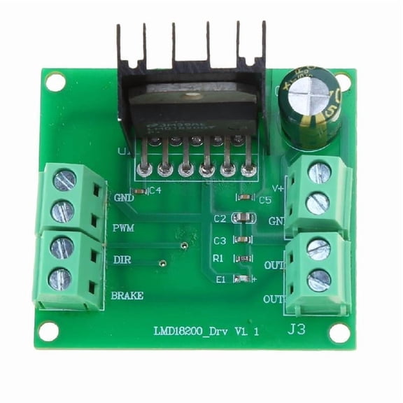 LMD18200T 3A 75W PWM Speed Adjustable Motor Driver Module 4.5-5.5V