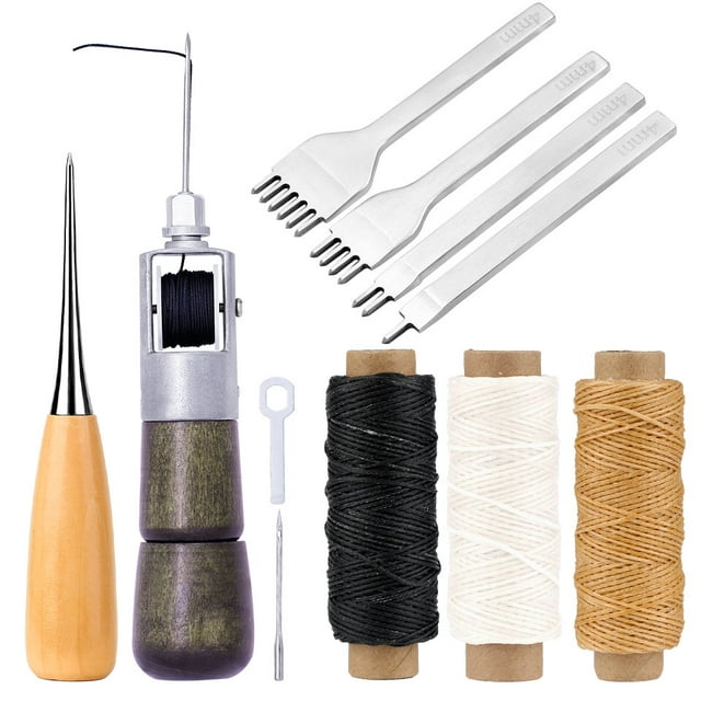 LMDZ Leather Sewing Awl Thread Kit Manual Sewing Machine Speedy
