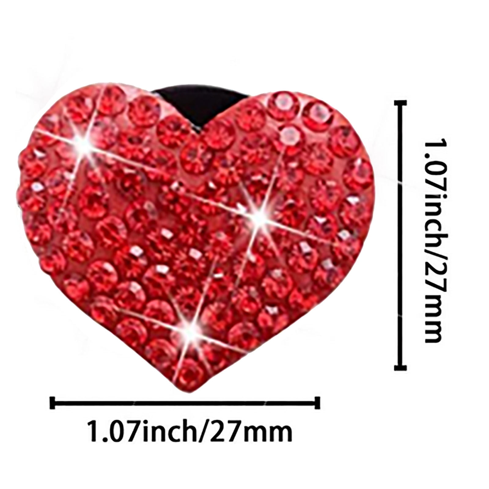 LMEEOR Car Aromatherapy Clearance 2024 Diamond Heart Aromatherapy Clip