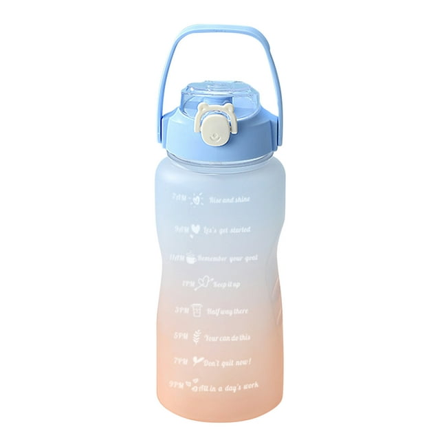 LMEEOR Flavored Water Bottle Motivational Water Bottle with Time Marker ...