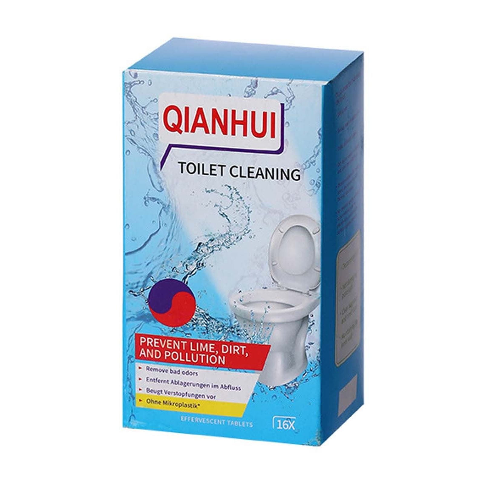 LMEEOR Household Cleaners Toilet Bowl Cleaning Tablets Household Descaling and Deodorizing to