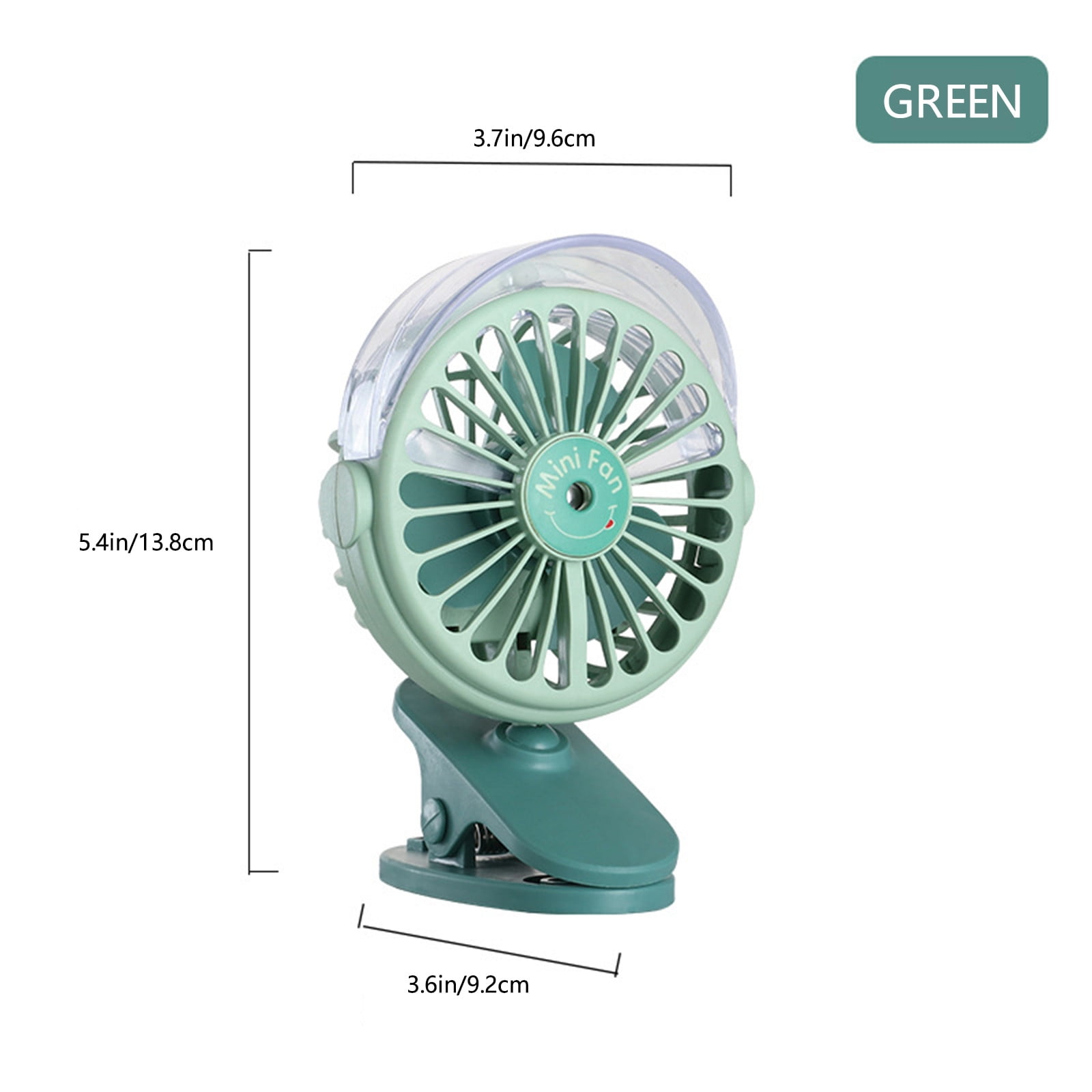 LMEEOR Small Fans Portable, Battery Operated Desk Fan, Camping Fan Light, Wall Mounted Fan