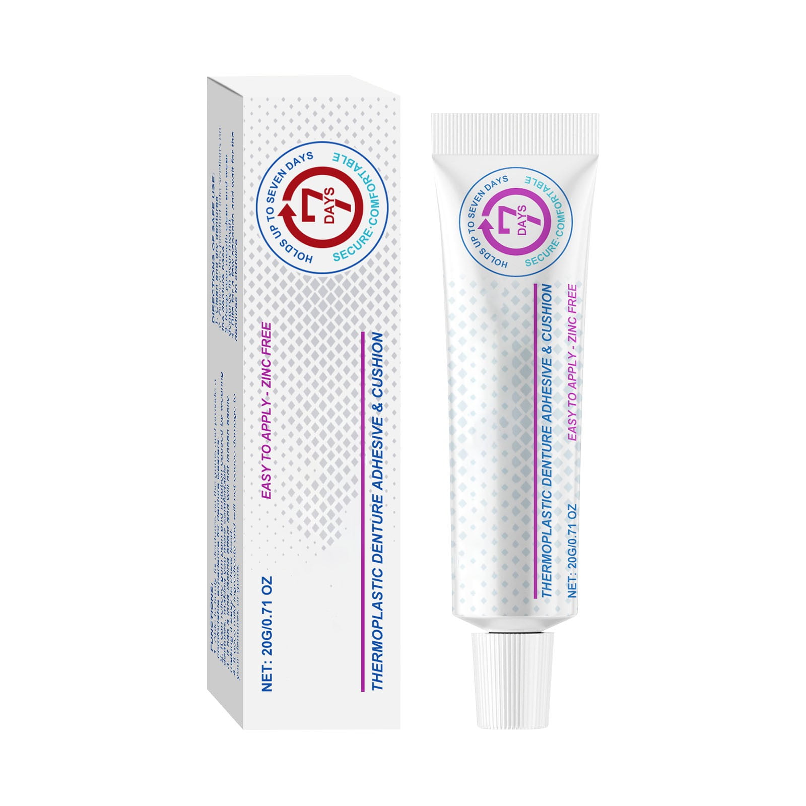 LMEIZUN Denture Adhesive, Thermoplastic Denture Adhesive and Cushion