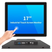 LMENGER 17 Inch Industrial Touch Screen Monitor, 10 Points Touch, Ratio 54 Capacitive PCAP Display, 1280 x 1024R, Active Matrix TFT LCD, LED Backlight, VGA, DVI, HD-MI Ports