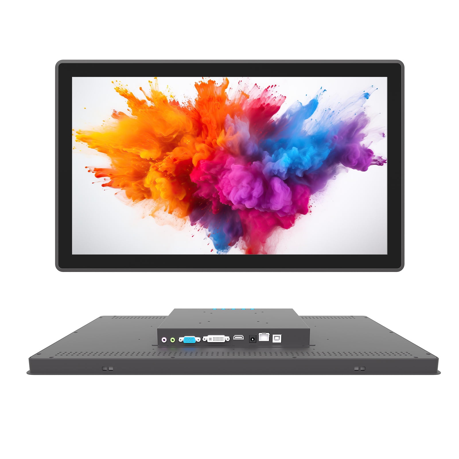 LMENGER 21.5 Inch Industrial Touch Screen Monitor, 10 Points Touch ...