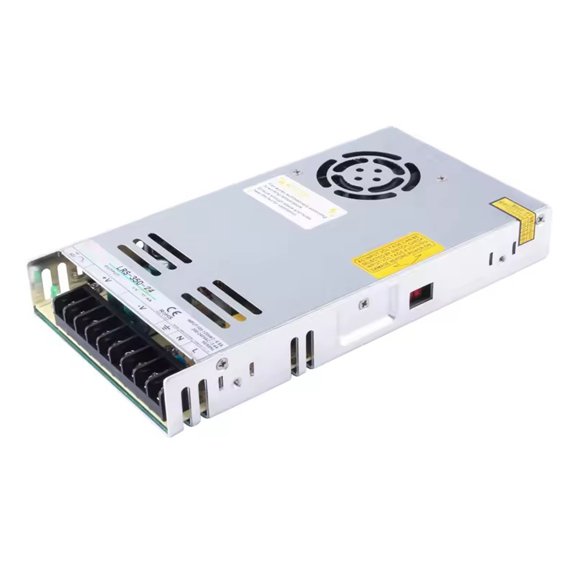 LMENGER Portable LRS 350W Switching Mode Power Supply 24V 14.6A System Power Device, AC to DC Converter Input 85-132VAC/170-264VDC Selected by Switch for Cameras, Security Monitoring,3D Printer etc