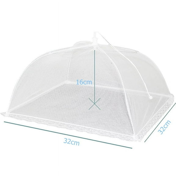 LMETJMA Mesh Food Cover Large and Tall Mesh Food Covers Tent Umbrella Reusable and Collapsible Food Net For Outdoors JT197