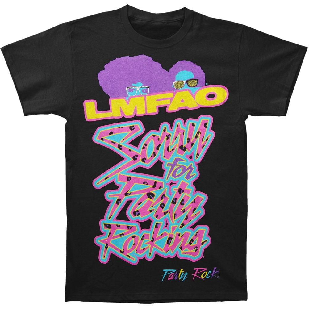 激安商品 LMFAO-Men-s-SFPR-Tour-Slim-Fit ミュージシャン