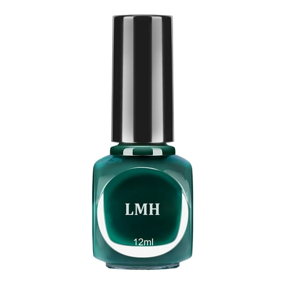 LMH Nail varnishes, Nail Polish Quick Dry Nail Polish Air Dry Fast, 15ml/0.5 fl oz Holographic Green Chrome Nail Polish, High Glossy Shine Finish Nail Art Varnish