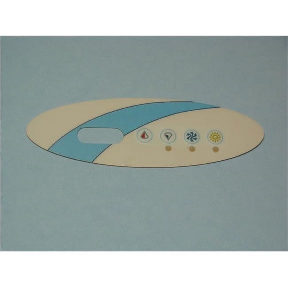 LMI Roto 407016 5 in. Spaside Overlay Dreammaker VL240 4-Button, Up-Down-Jets-Light for Heat Jacket Systems