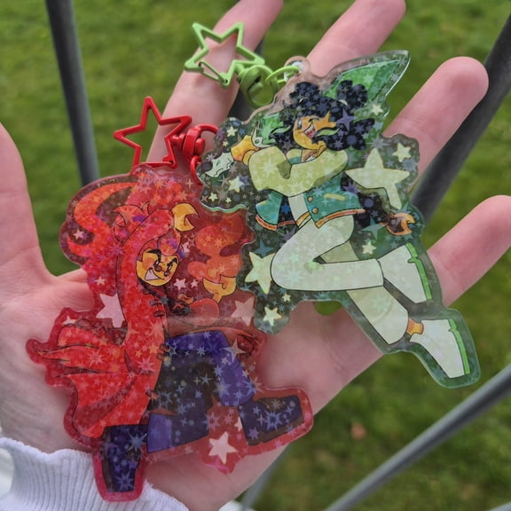 LMK - Monkie Kid Keychains! Star - Mei and Redson (1 keychain)