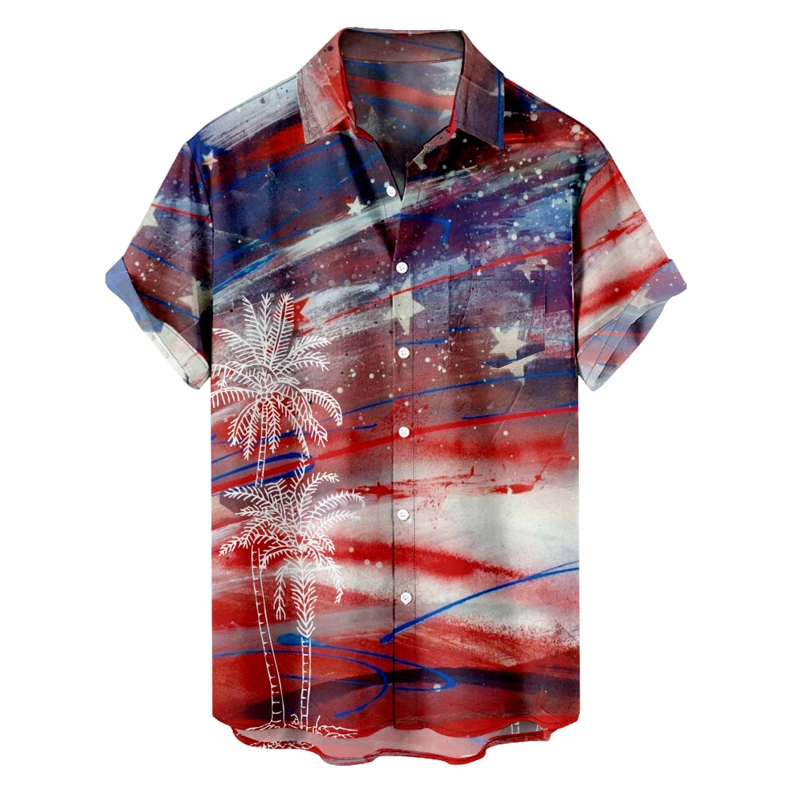 4th of july button down shirts boys
