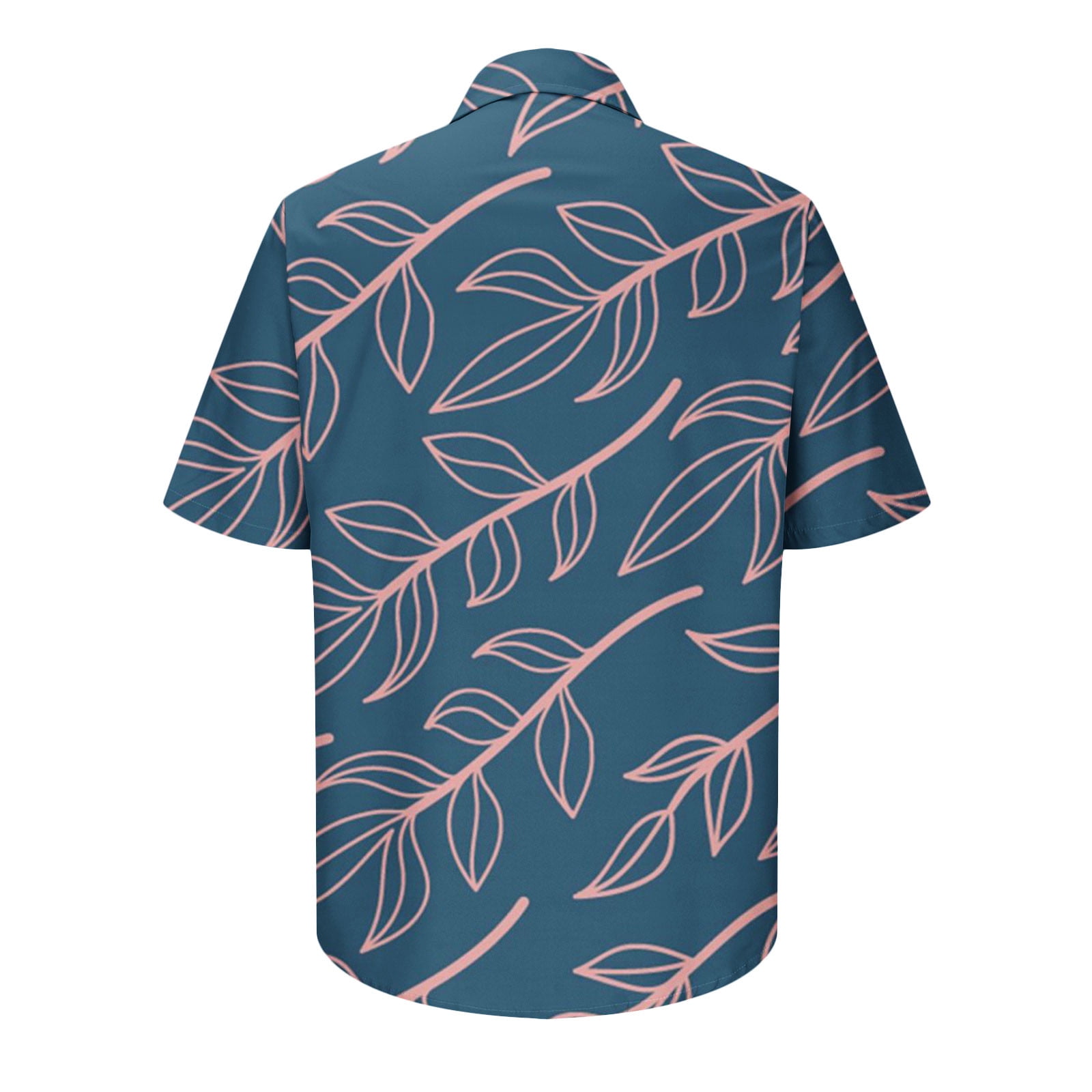 LMKIHUSA Mens American Flag Button Down Shirt,Hawaiian Shirts for Men