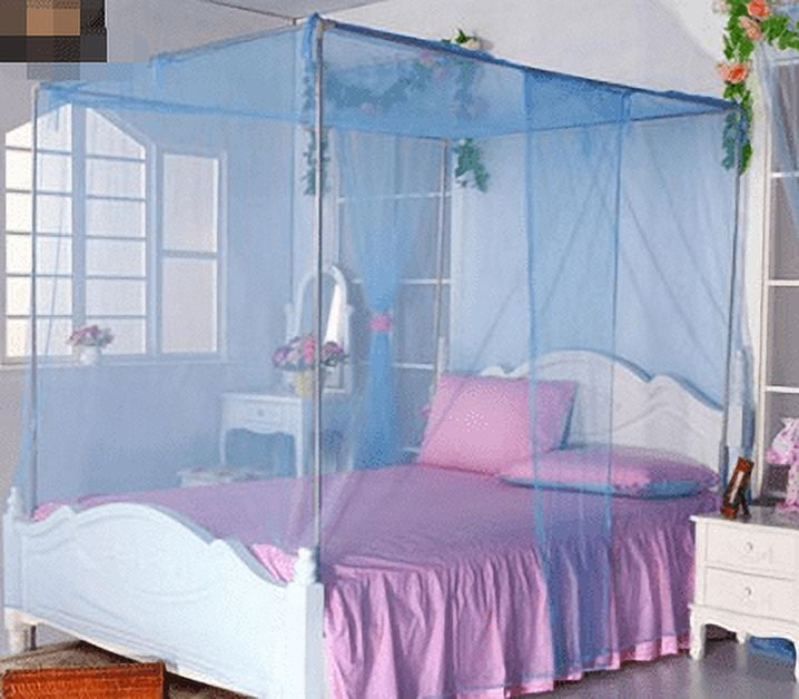 LMLYSoH Home Mosquito Nets Pure Color Extra Secret Double Bed