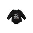 thumbnail image 1 of LMLYSoH Infant Baby Halloween Sweatshirt Jumpsuit Round Neck Long Sleeve LetteStarGhost Print Romper Toddler Clothes, 1 of 9