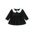 thumbnail image 1 of LMLYSoH Little Girls Fall Dress Long Sleeve Doll Collar Loose Dress Toddler Halloween Costume Cosplay Outfit, 1 of 8