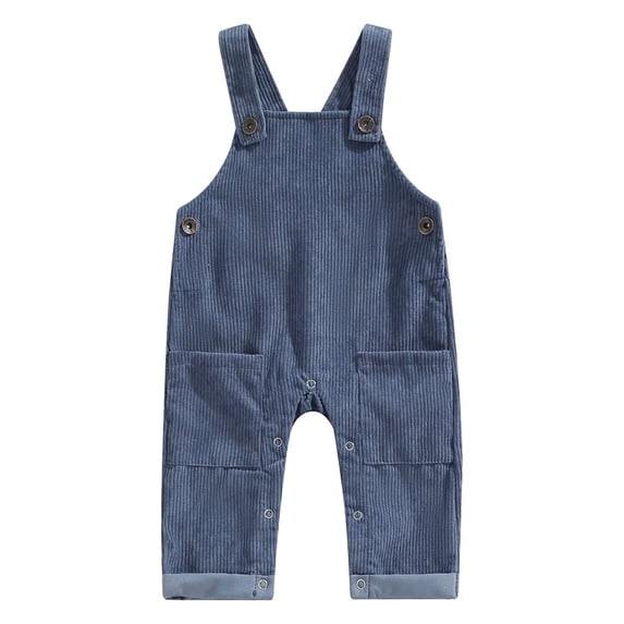 LMLYSoH Toddler Boys Girls Spring Autumn Sling Jumpsuit Solid Color Sleeveless Suspender Pants