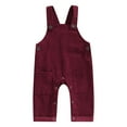 thumbnail image 1 of LMLYSoH Toddler Boys Girls Spring Autumn Sling Jumpsuit Solid Color Sleeveless Suspender Pants, 1 of 8