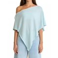 thumbnail image 1 of LMLYSoH Women Knit Poncho Loose Solid Off One Shoulder Irregular Hem Coverup Tops Casual Asymmetrical Shrug Sweaters, 1 of 7