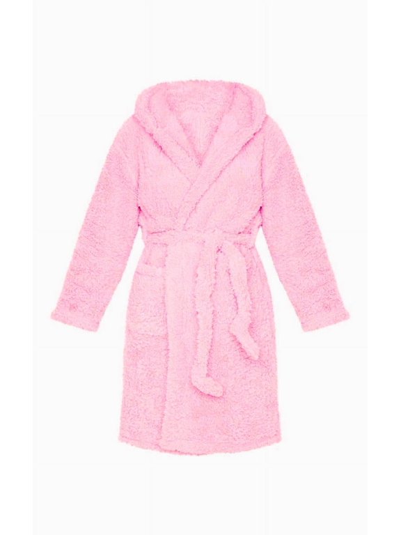 Women Winter Warm Night Robe Double-sided Plush Cute Animal Ears Hooded Nightgown Long Sleeve Lace-up Bath Robes Pajamas