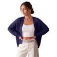 thumbnail image 1 of LMLYSoH Women's Knit Cardigan Solid Color Long Sleeve Open Front Sweater, 1 of 8