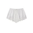 thumbnail image 1 of LMLYSoH Women's Mini Shorts Lace Patchwork Drawstring Elastic Waist Casual Summer Loose Lounge Shorts, 1 of 7