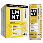 LMNT Sparkling Electrolyte Drink - Lemonade - 4pk / 12 fl oz Cans