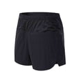 thumbnail image 1 of LMOIPLI Men's Double-Layer Lined Athletic Running Shorts Workout Shorts Lightweight Sports Gym Basketball Tennis Hiking with Zipper Pockets Black XXXL, 1 of 8