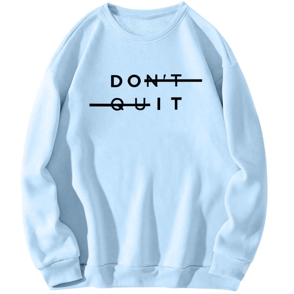 LMOIPLI Men's Oversized Crewneck Sweatshirt Letter Embroidered Vintage Baggy Casual Pullover Long Sleeve Fashion Sweatshirt Sky Blue L