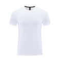 thumbnail image 1 of LMOIPLI Men's Quick Dry Mesh Athletic T-Shirt Breathable Crew Neck Short Sleeve Workout Top for Running Training White M, 1 of 7