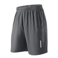 thumbnail image 1 of LMOIPLI Men's Sports Shorts Quick Dry Lightweight Cool Short Workout Gym Running Activewear Shorts with Pockets Gray XXXXL, 1 of 8
