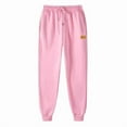 thumbnail image 1 of LMOIPLI Men's Sweatpants Comfortable Sporty Elastic Waist Drawstring Deep Side Pockets Loose Fit Casual Wear Fitness Running Class Activewear Pink M, 1 of 2