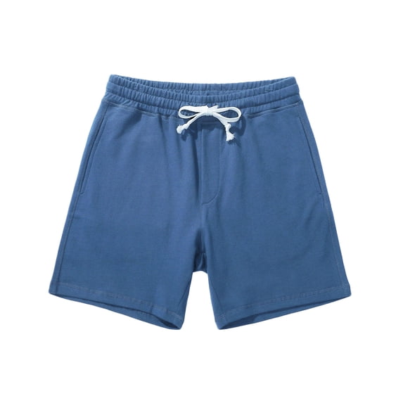 LMOIPLI Mens Athletic Workout Shorts Cotton Casual Shorts Drawstring Elastic Waist Joggers Sports Sweat Shorts Light Blue XXL