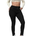 thumbnail image 1 of LMOIPLI Women's Butt Lifting Denim Pants Skinny Jeans High Waist Comfy Breathable for Women Black,L, 1 of 5