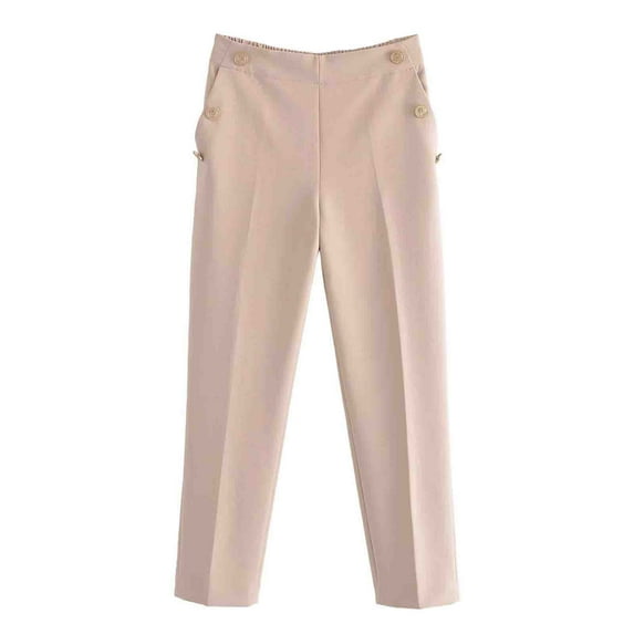LMOIPLI Women's Comfy Lounge Palazzo Full Lenght Trousers Loose Palazzo Pants Plain Color Dressy Bottoms High Waist Vintage Loose Palazzo Pants Fashion Summer Clothes Pink S