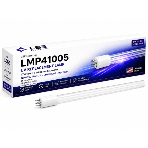 LMP41005 / GPH357T5VH/4 17W 14" 4-Pin 254nm UV-C Lamp