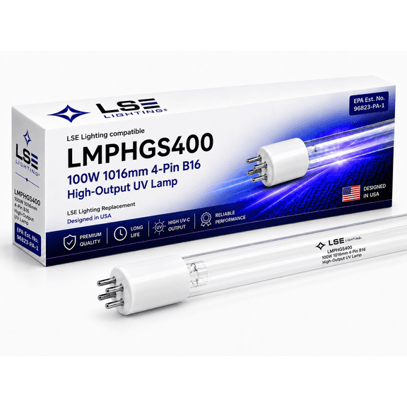 LMPHGS400 T6 High-Intensity GPH1016T6L/4P UVC UV Lamp for IL40